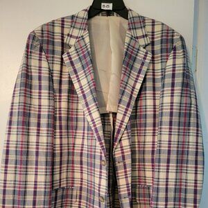 Men's Plaid Blazer (B15)
